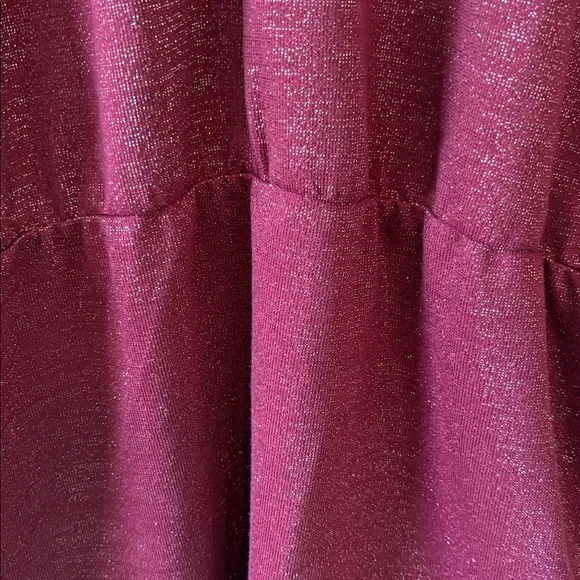 Lane Bryant Sparkling Red Knit Keyhole Top - Picture 6 of 8